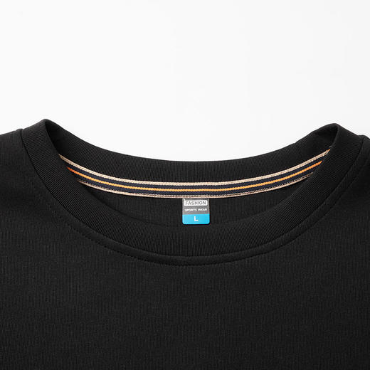 【新款DSK】大依优型大码印花长袖卫衣加肥加大肥佬休闲宽松透气上衣打底男士胖子 商品图5