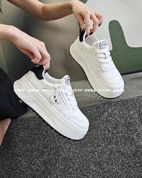 新品厚底增高舒适百搭增高休闲板鞋762B43528（W）