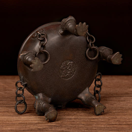 吉祥古法香炉 小号带座帝王熏炉 商品图4