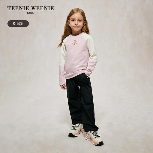 TeenieWeenie Kids小熊童装秋季童时尚百搭运动休闲长裤TKTC244952B 商品图1