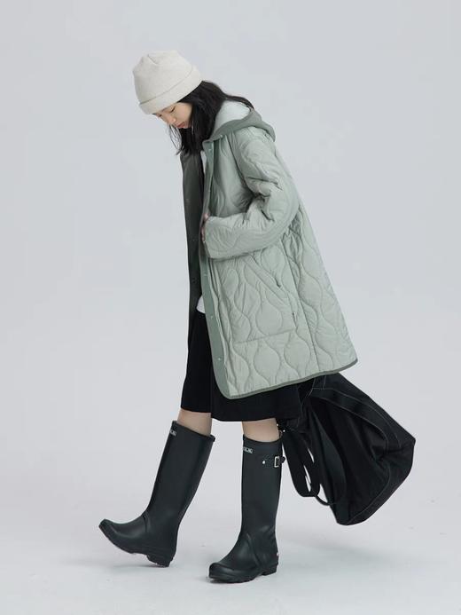 步履不停/3C25014C/一手长连帽葫芦格绗棉外套 商品图2