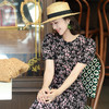OY-24511夏季复古碎花修身法式连衣裙新款女士时尚显瘦24511 商品缩略图3