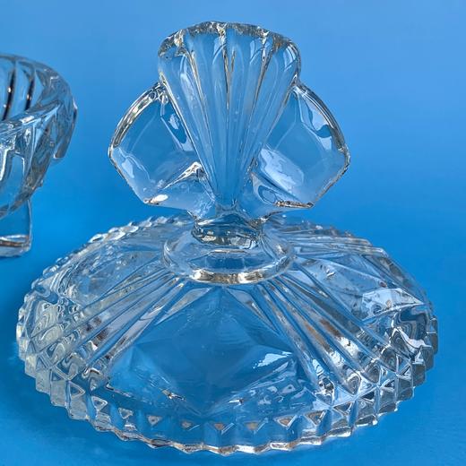 【苏州】日本中古玻璃盖罐 X0725 商品图1