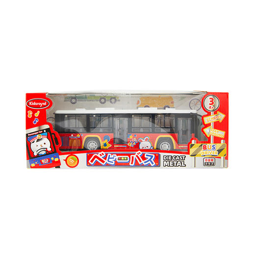 KIDS ROYAL 合金玩具 1:32合金公安车/合金救护车/合金巴士玩具车 商品图2