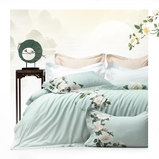 多喜爱山海经 60S新绒棉四件套 水中镜 商品图2