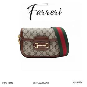 G家GG 1955马衔扣系列，单肩斜挎包 原厂进口正品皮！