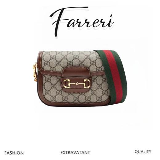 G家GG 1955马衔扣系列，单肩斜挎包 原厂进口正品皮！ 商品图0