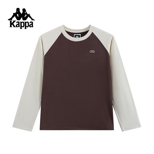 Kappa卡帕背靠背新款套头衫女运动卫衣休闲长袖针织刺绣上衣女款K0E82WT71 商品图0