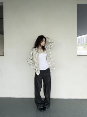OOTD日系穿搭 | 经典条纹衬衫👔秋天到底有多百搭？