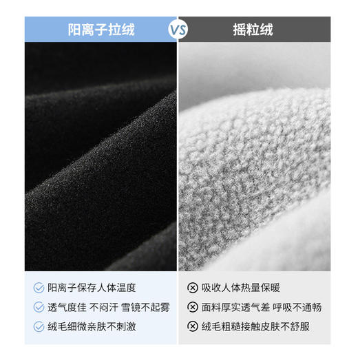 冬季滑雪护脸面罩男女保暖加厚加绒秋天户外防风防寒骑行面罩 商品图3