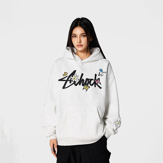 【Achock官方店】潮牌嘻哈卡通图案印花帽衫外套美式休闲连帽卫衣 商品图1