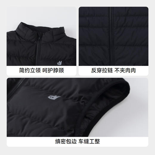 【轻薄5~15℃】男女童蓄热三防羽绒马夹新款安奈儿童装实体店同款AM432504 商品图5