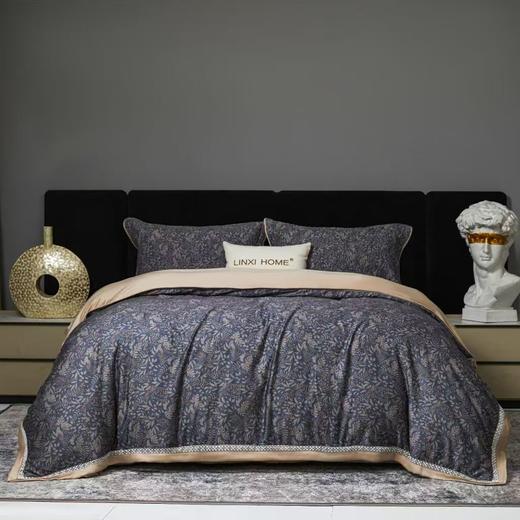 床盖四件套五件套餐220*240香缇里 商品图0