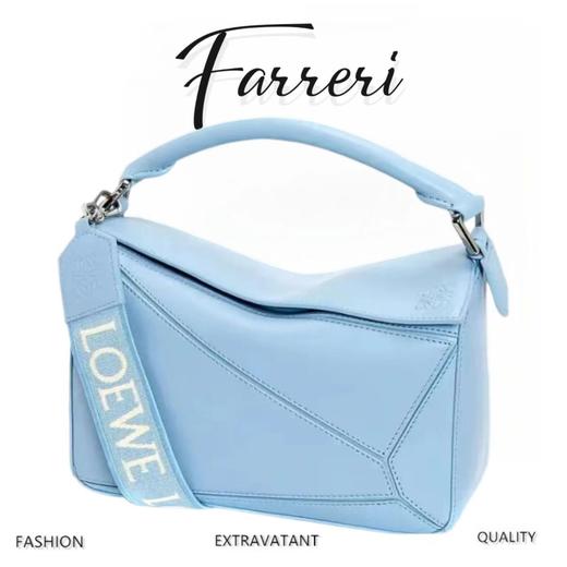 罗*威  23新款 经典拼图系列，不规则立体几何设计 单肩包 四色合集 商品图0