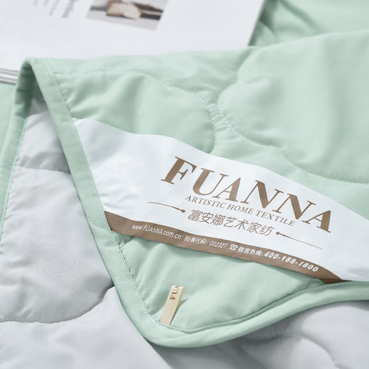 富安娜  净柔夏被-青棠·绿203*229cm(370g) 商品图2