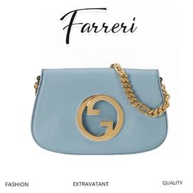 G家GG家 系列小号手袋 浅蓝色