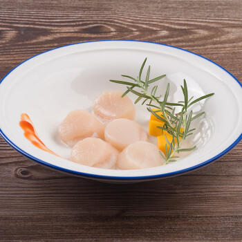 京东超市海外直采加拿大带子扇贝肉柱170g 7-11粒/盘 新老包装交替 商品图1