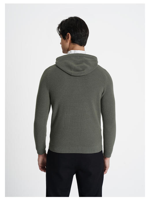 callisto绿色绵羊毛连帽卫衣 商品图4