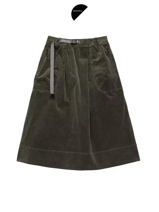 半圆/D24402532/A字裙水洗半身裙 商品图3