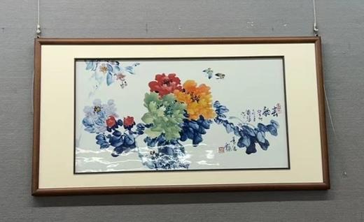 花开富贵瓷板画 商品图0