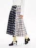 heris/H43124/学院格纹拼接两穿百褶裙 商品缩略图0