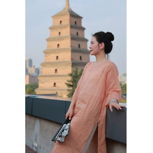 套装（圆领套头衫24708795-朱颜酡+阔腿裤24709796-玉月） 商品图0