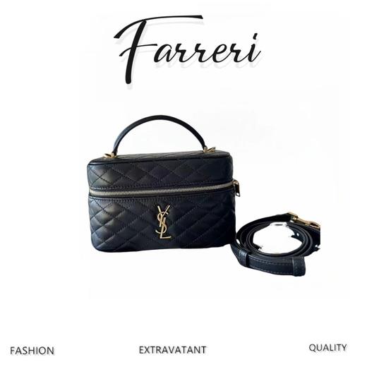 YL 新爆款羊皮革肩带手拿包化妆包到货 商品图0