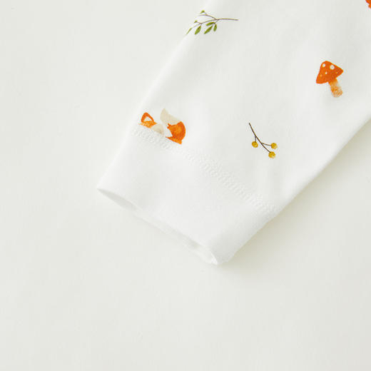 怡比狐狸和蘑菇长袖系带哈衣HY24AUN012咖绿色调（52#-66#） 商品图9