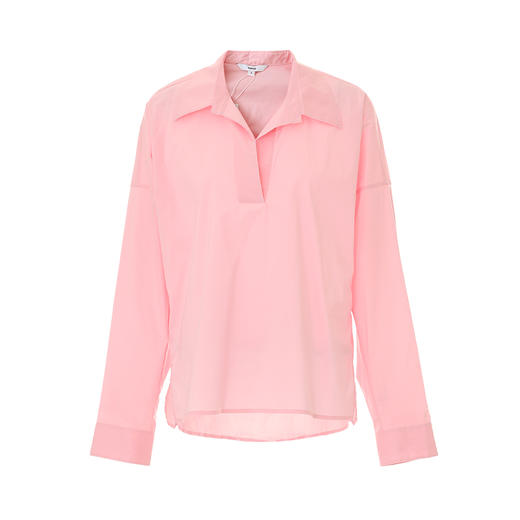 VIMAGE纬漫纪秋季新款简约时尚粉色通勤显瘦衬衫上衣V2213843 商品图6