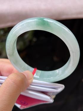 58正圈 飘花翡翠手镯