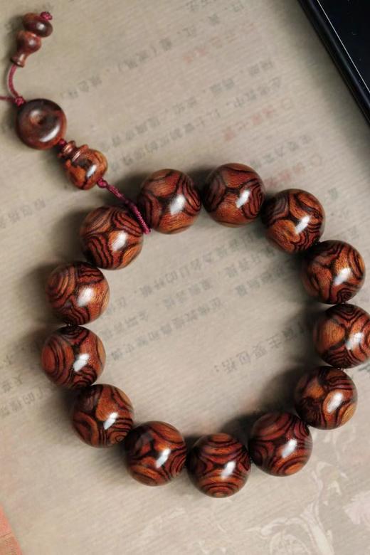 海黄精品对眼1.8手串 商品图2