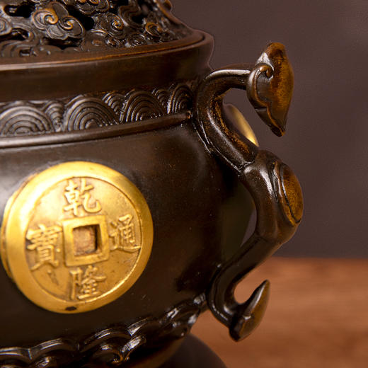 吉祥古法香炉 福禄聚宝缸 商品图3