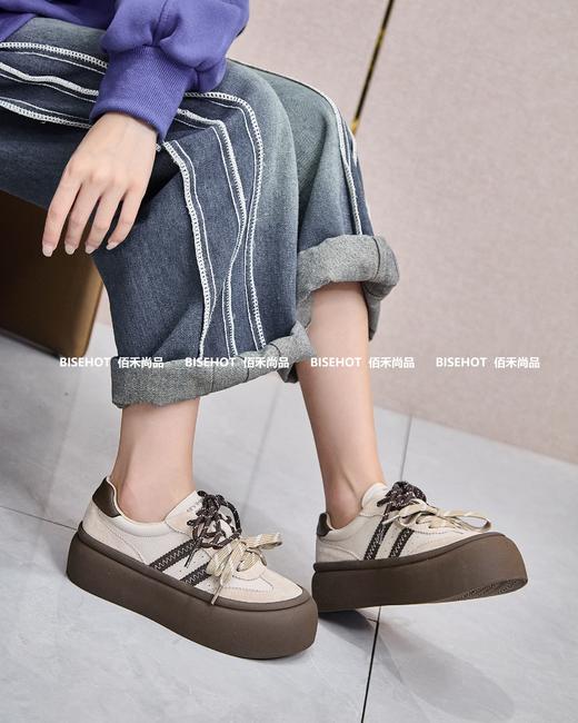 新品厚底拼色百搭舒适休闲鞋762B43554（W） 商品图4