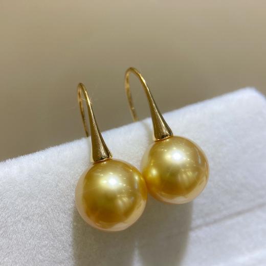 10-11mm简约菲律宾金珠耳环 商品图2