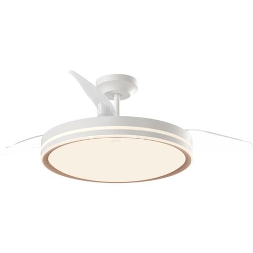 欧普（OPPLE）风扇灯全光谱隐形扇风扇吊灯客厅餐厅卧室家用简约现代电扇品风 商品图4