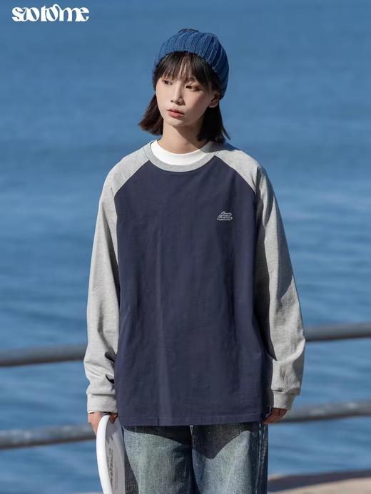 早乙女惠子saotome/STMCX243192/百搭基础logo插肩袖 商品图0