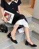 新品女士漆皮粗跟百搭少女时尚单鞋547B43509（W） 商品缩略图5