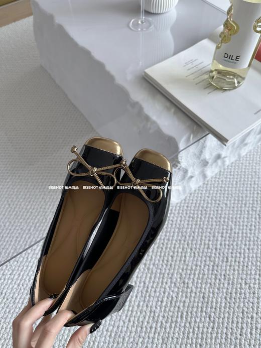 新品女士拼接头粗跟百搭小清新单鞋689B43511（W） 商品图6