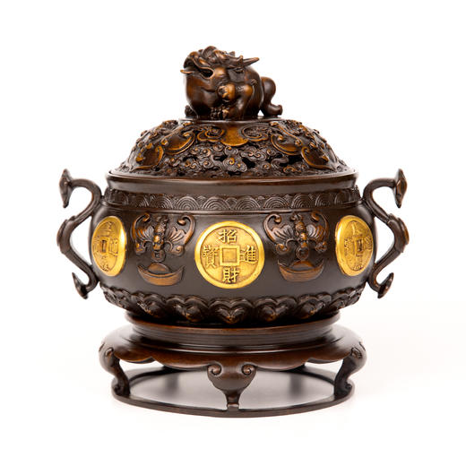 吉祥古法香炉 福禄聚宝缸 商品图0