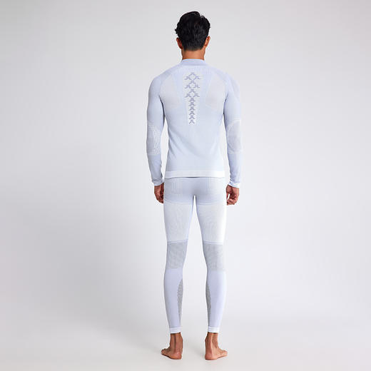 Leorrey/乐拉中领撞色科技感高弹柔软舒适滑雪内搭男士运动套装 商品图4