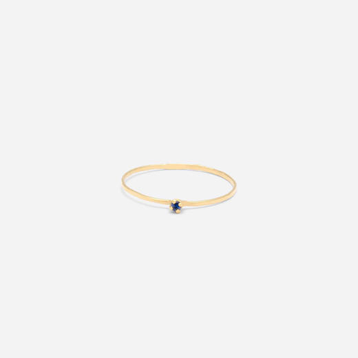 订购7周到｜ Monsieur-Olympe Pierre de Naissance-9月生辰石 蓝宝石 戒指［法国设计师］ 商品图0