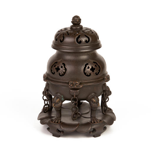 吉祥古法香炉 小号带座帝王熏炉 商品图0