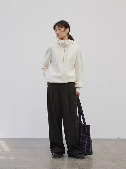 步履不停/3D15059C/拉链连帽卫衣 商品图1