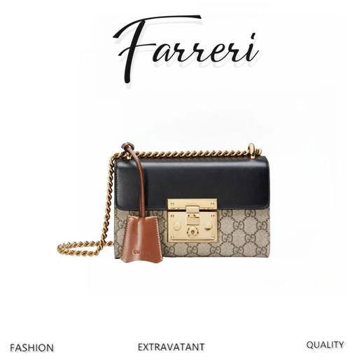 G家GG家 经典著作小锁扣单肩斜挎包 ，原厂皮！ 商品图0