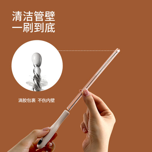 FaSoLa杯口缝隙清洗刷多功能清洁刷套装无死角吸管刷子保温杯盖刷 商品图3