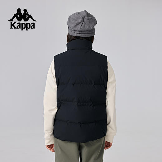 Kappa卡帕背靠背2024秋冬新款运动羽绒服马甲女户外休闲防风外套K0E82NY01D 商品图4