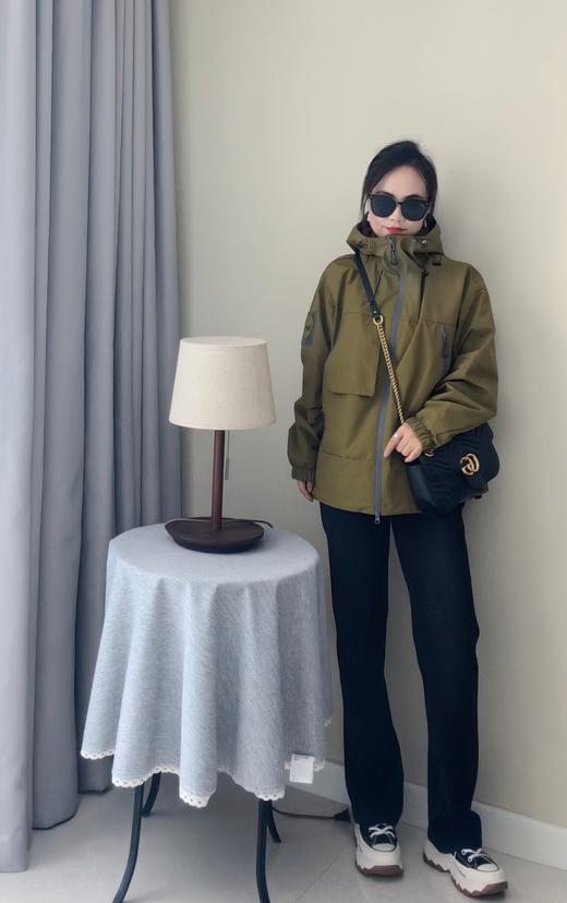 雪山原版面料暗格纹男女同款冲锋衣夹克防风外套 商品图10