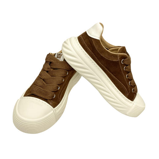 徐太浪时尚透气大系带滑板鞋男春秋2024新款帅气男生运动休闲板鞋 商品图4