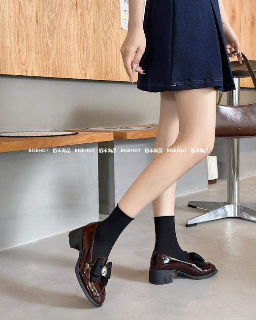 新品女士粗跟增高显瘦百搭乐福鞋547B43521（W） 商品图8