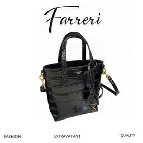  圣*兰 迷你托特购物包 黑色